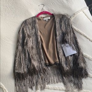 Rachel Zoe Fringe Jacket